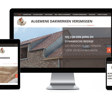 Webking portfolio Dakwerken Versmissen