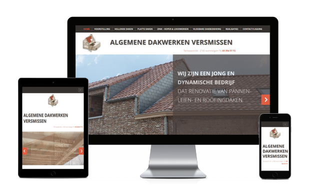 Webking portfolio Dakwerken Versmissen