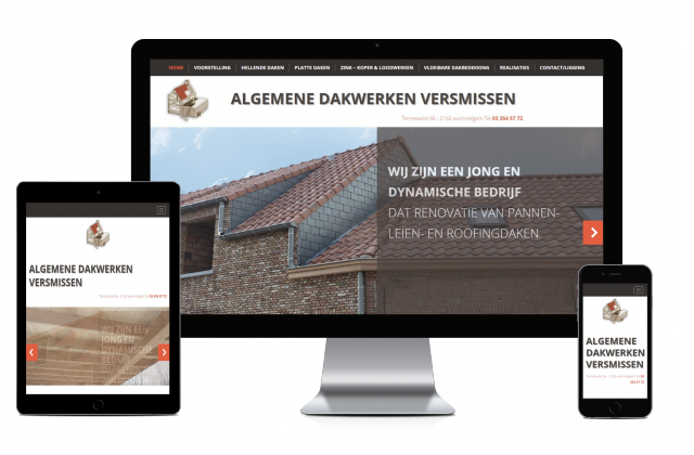 Webking portfolio Dakwerken Versmissen