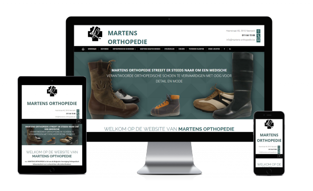 Webking portfolio Martens Orthopedie